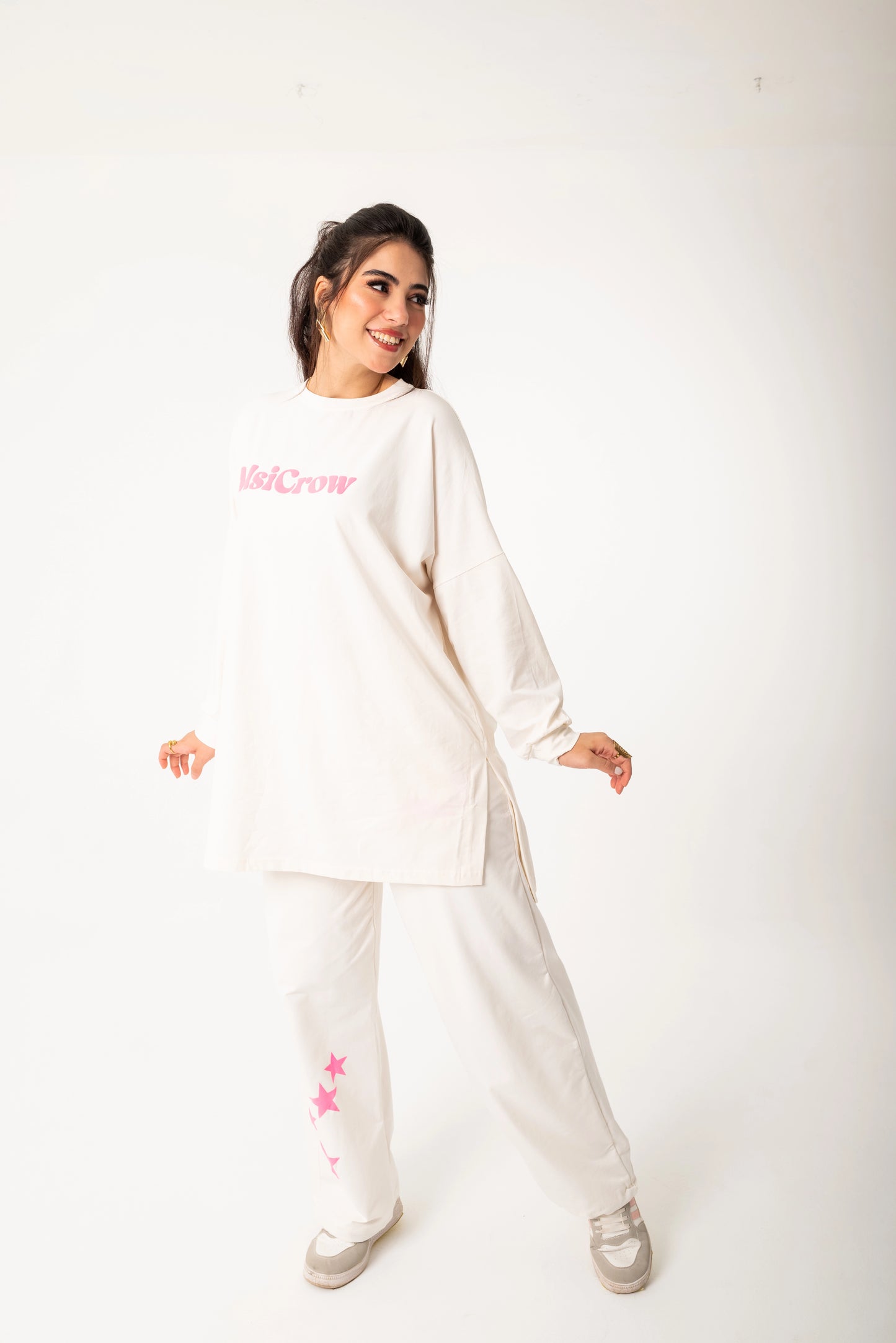 Elysia Women Tracksuit Set | White
