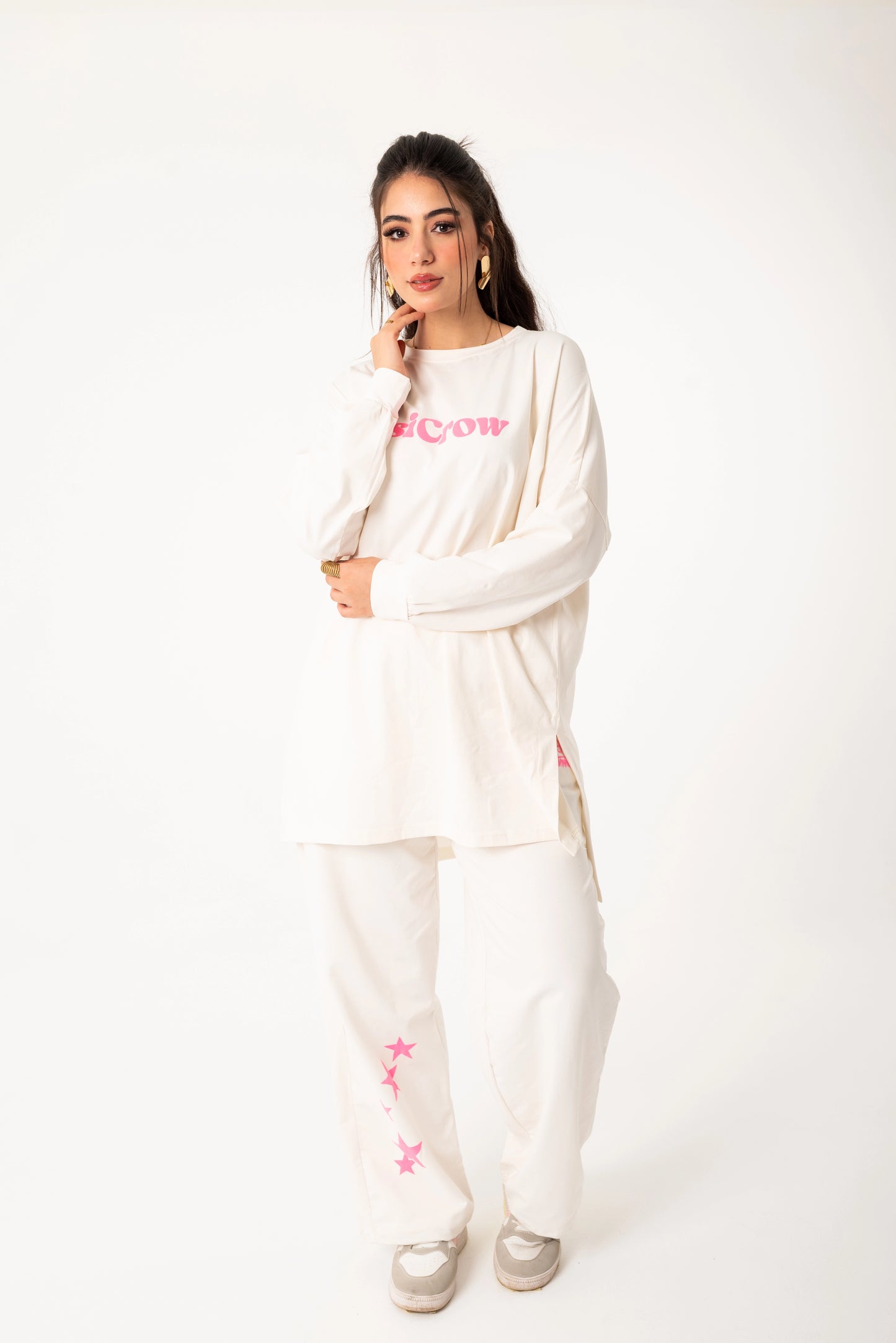 Elysia Women Tracksuit Set | White