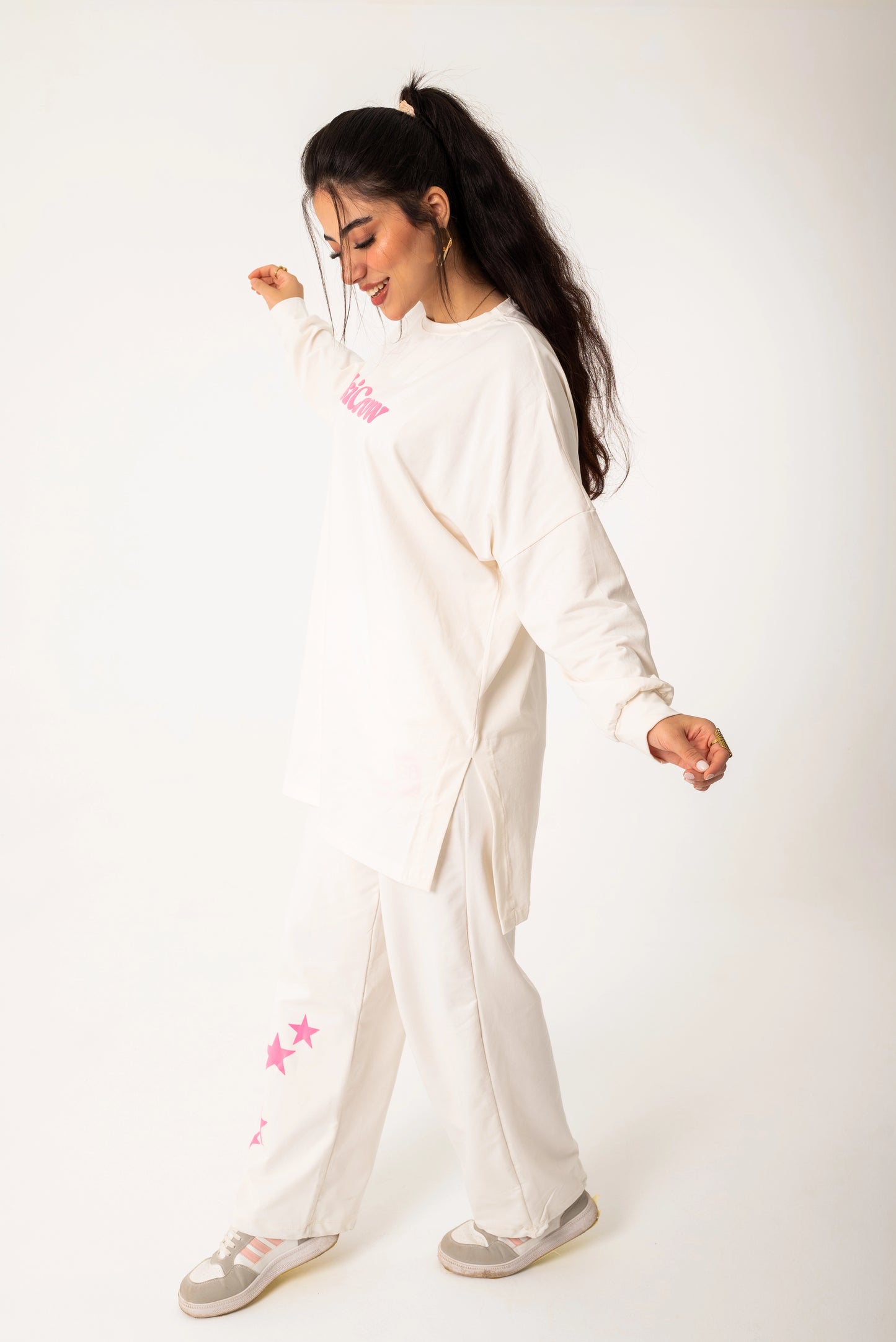 Elysia Women Tracksuit Set | White