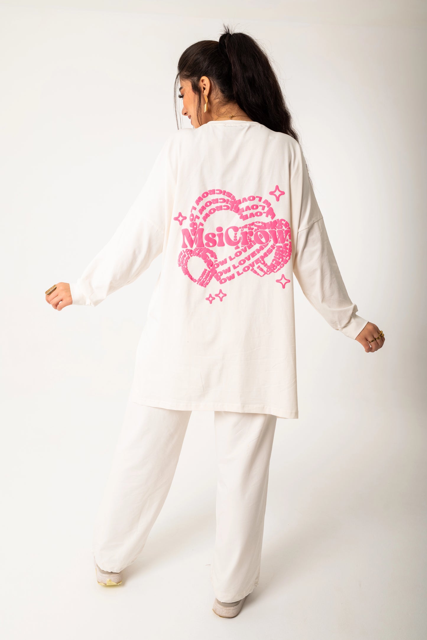 Elysia Women Tracksuit Set | White