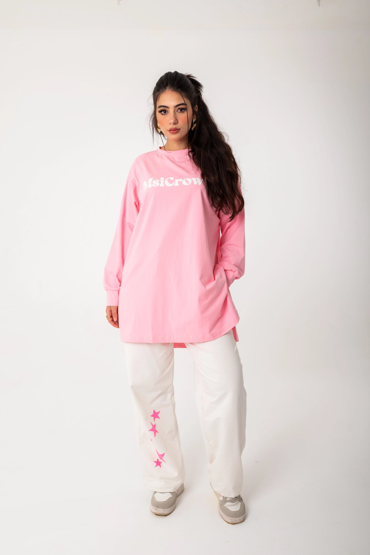 Elysia Women Tracksuit Set | Pink * white