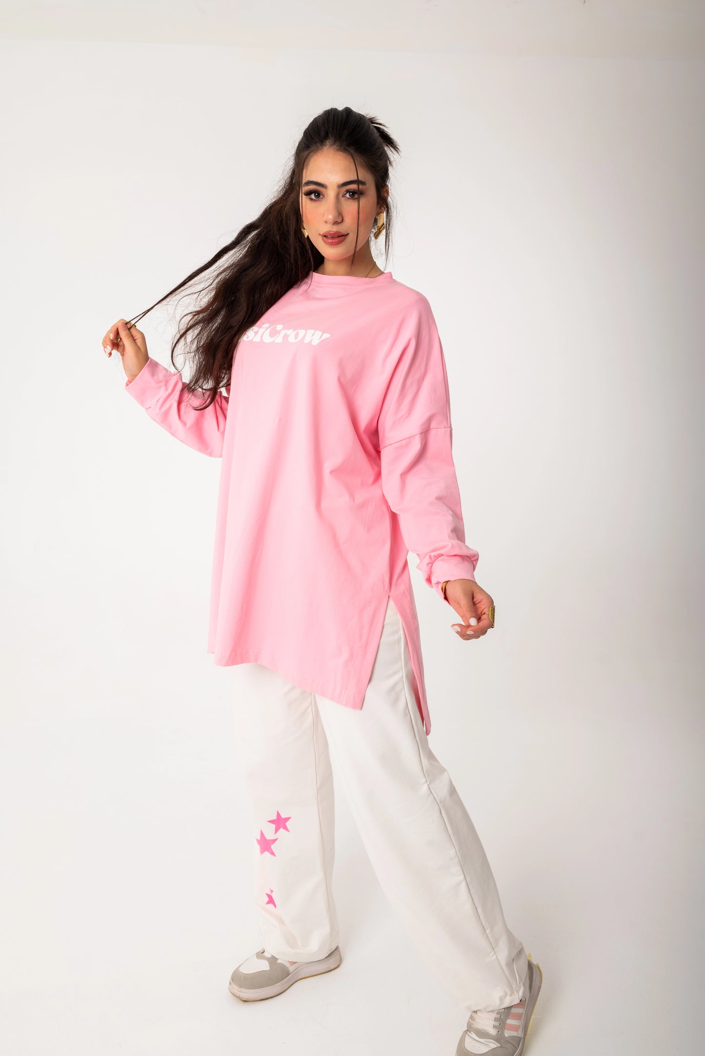 Elysia Women Tracksuit Set | Pink * white