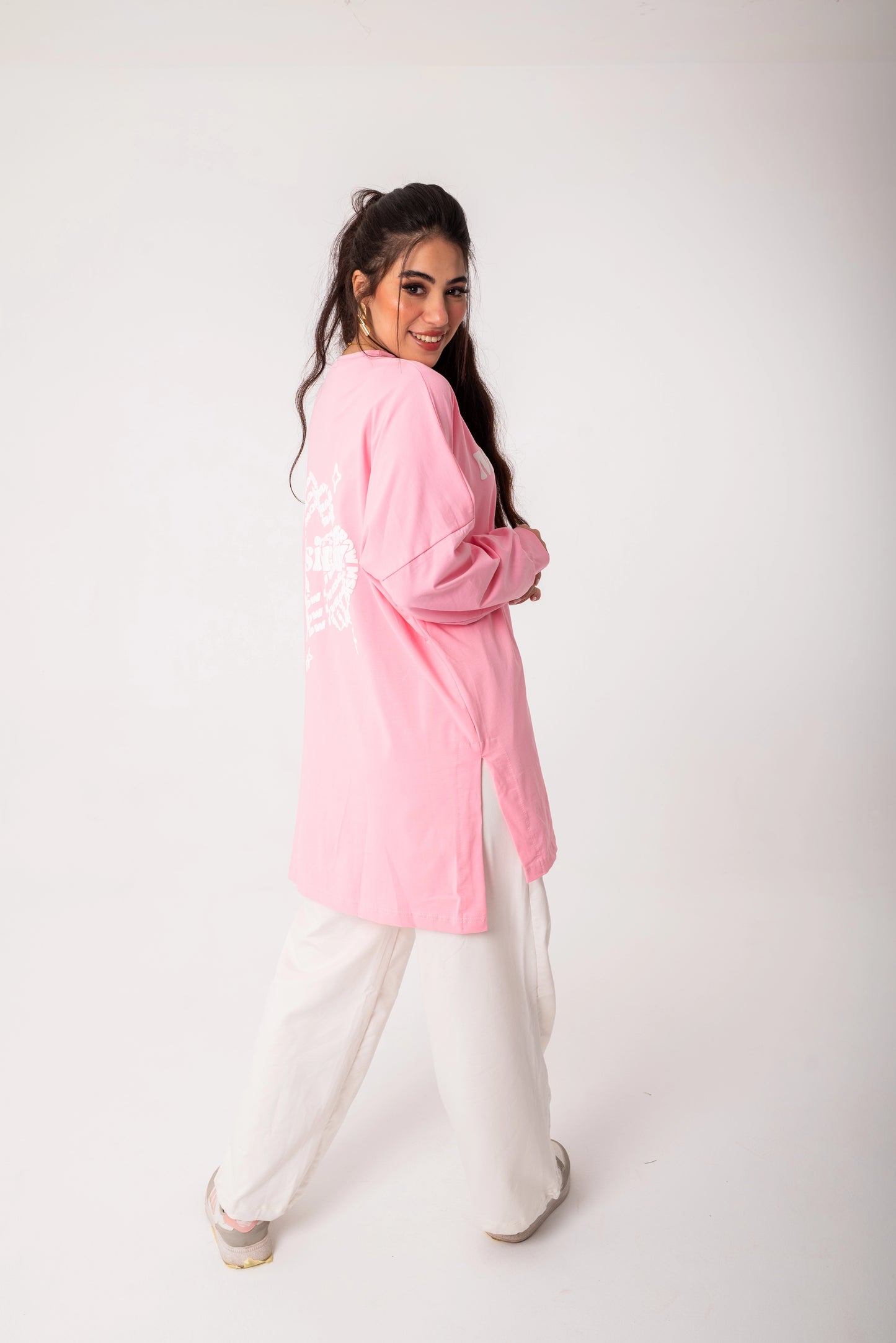 Elysia Women Tracksuit Set | Pink * white