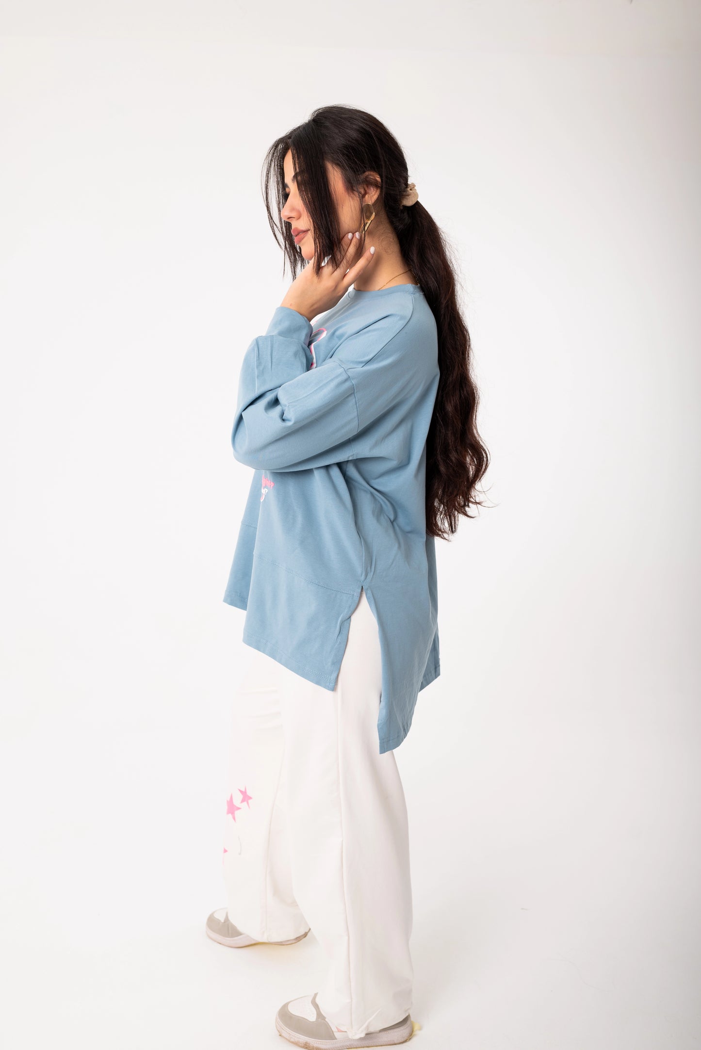 Panda Women Tracksuit Set | Blue * White