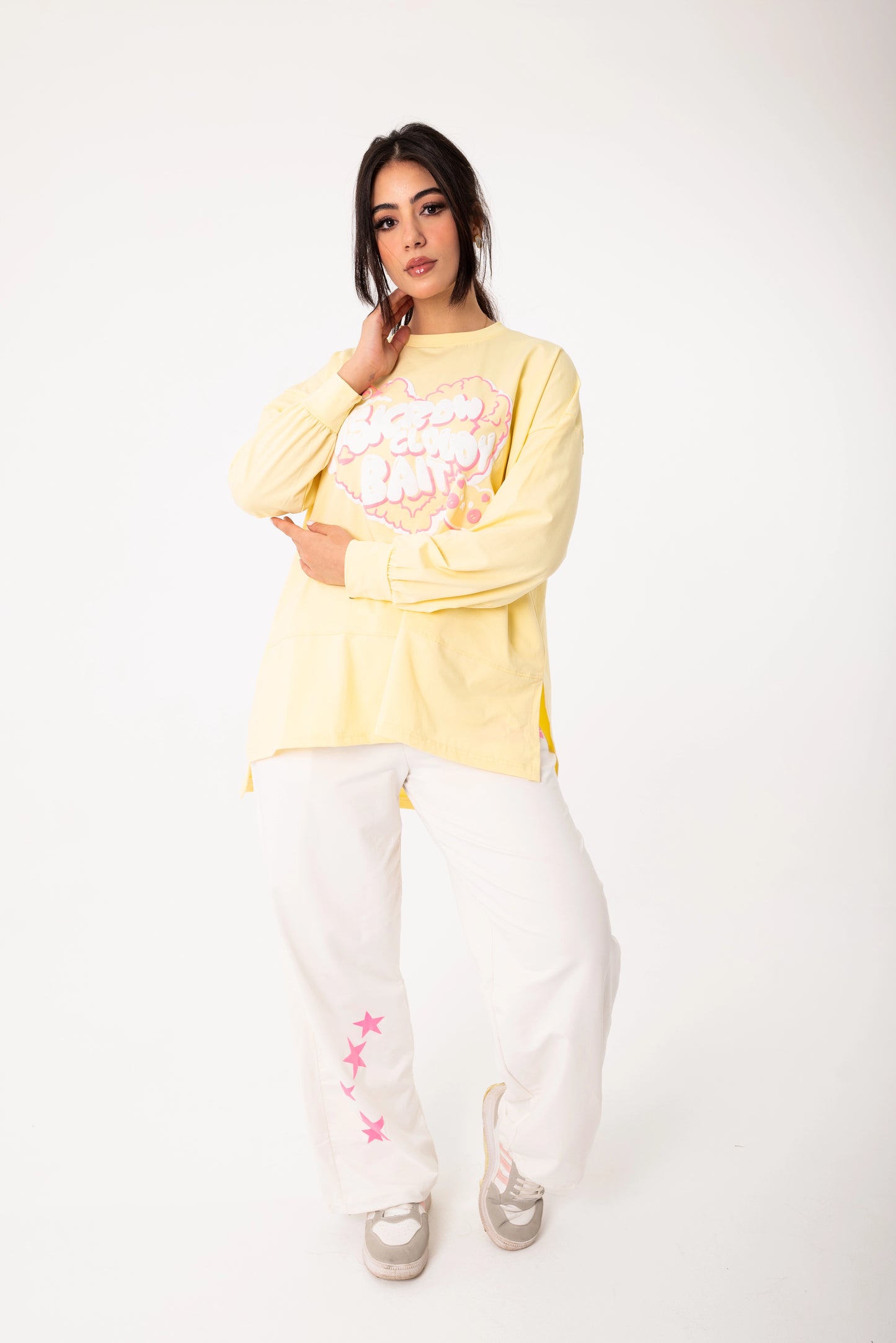 Panda Women Tracksuit Set | Yellow * White