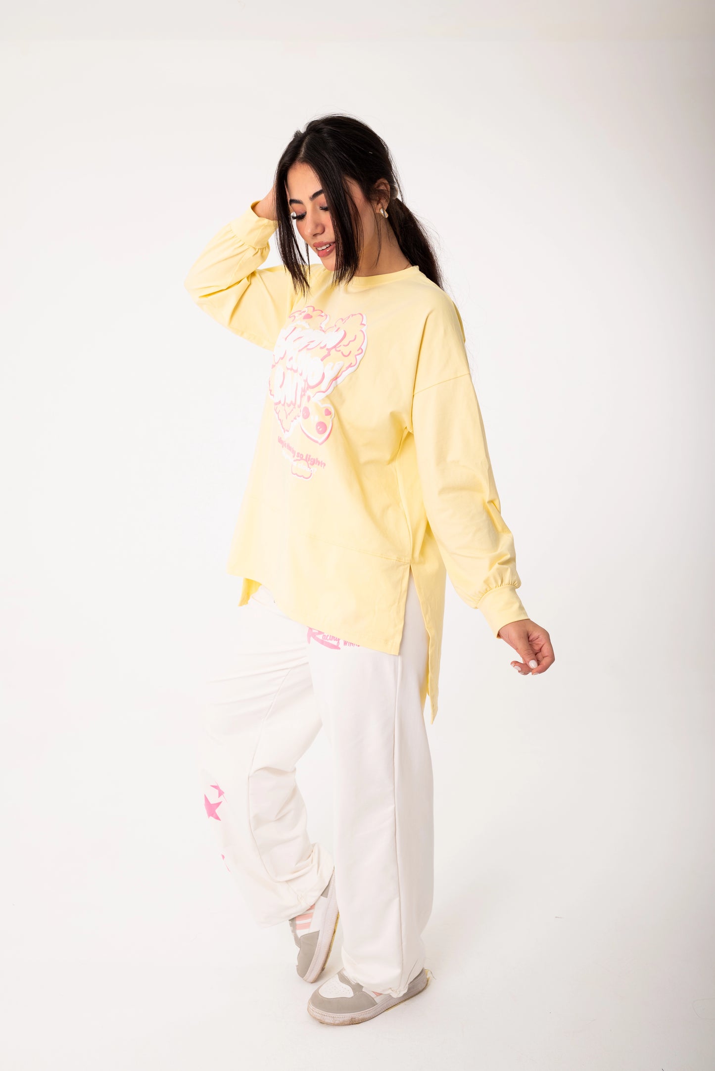 Panda Women Tracksuit Set | Yellow * White