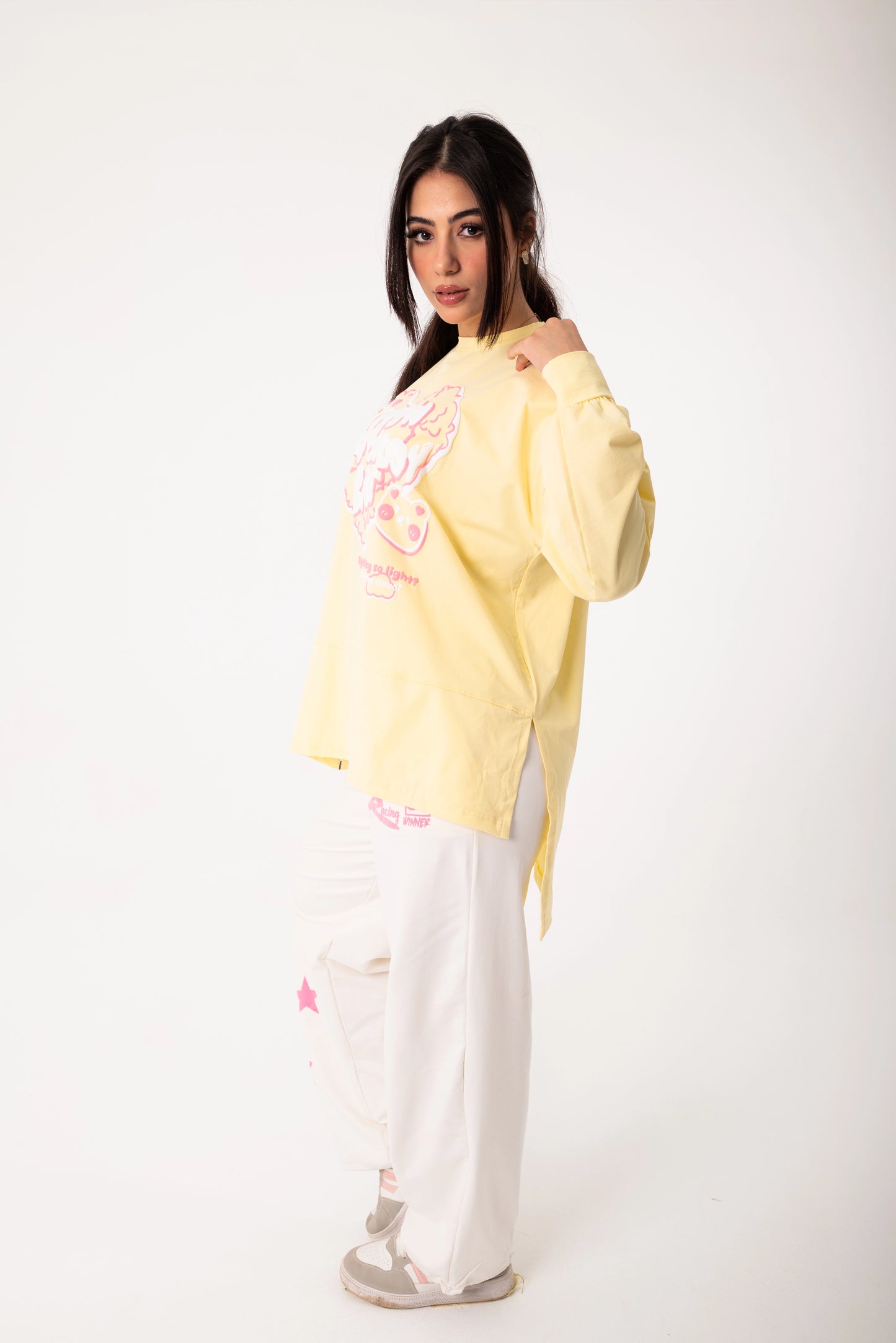 Panda Women Tracksuit Set | Yellow * White