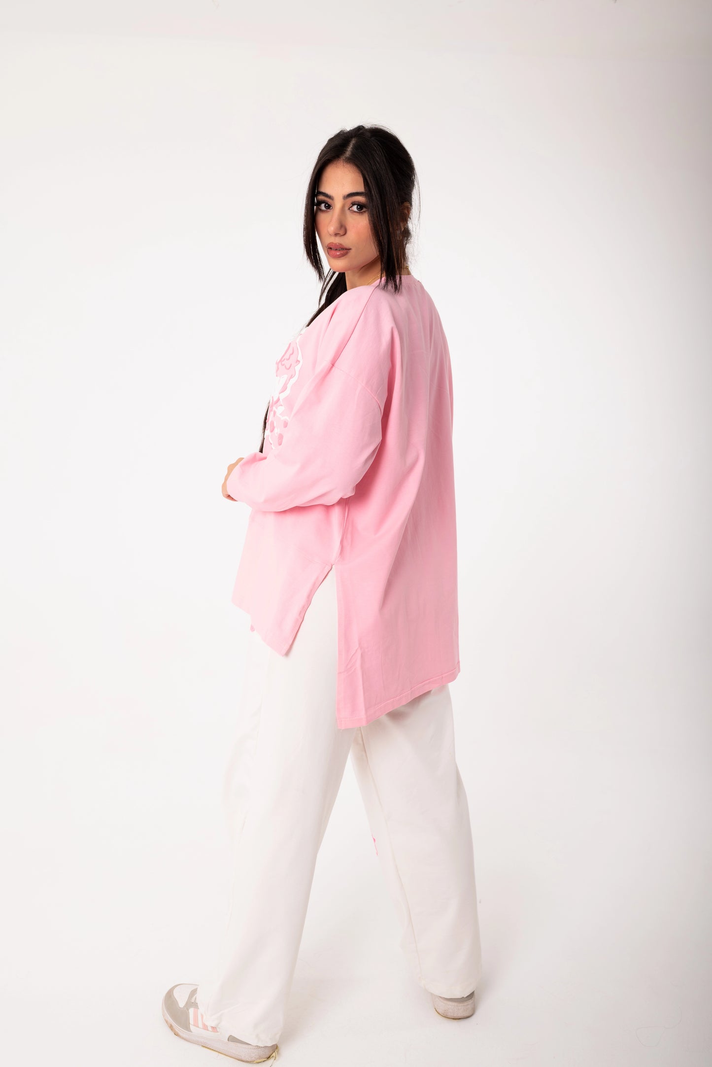 Panda Women Tracksuit Set | Pink * white