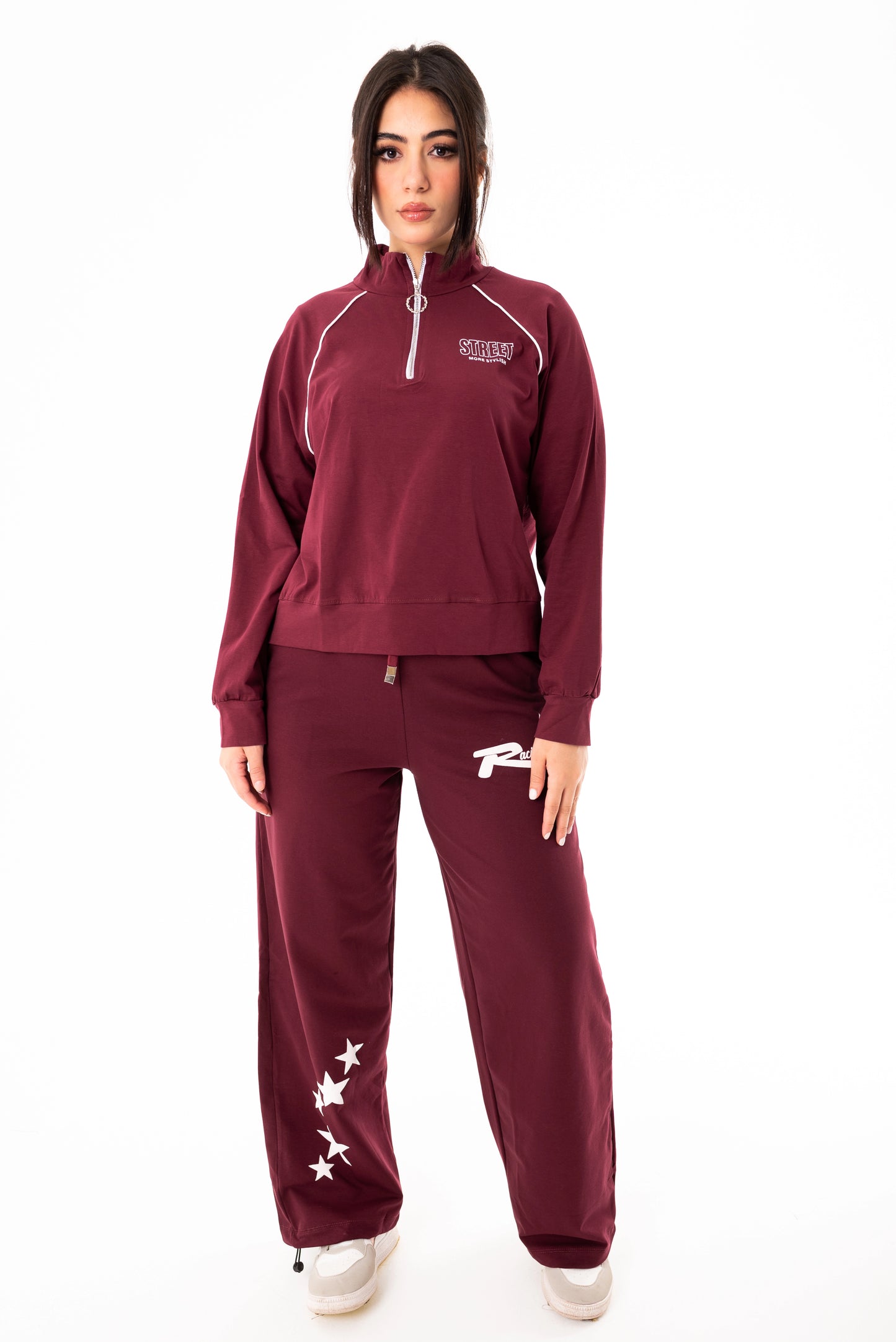 Viva Women Tracksuit Set | Burgundy