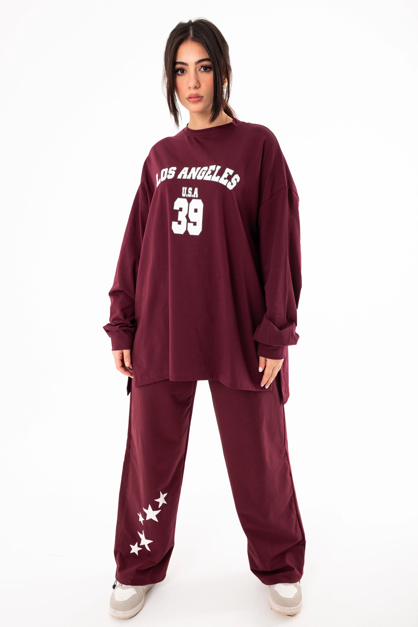 Breeze Women Tracksuit Set | Burgundy