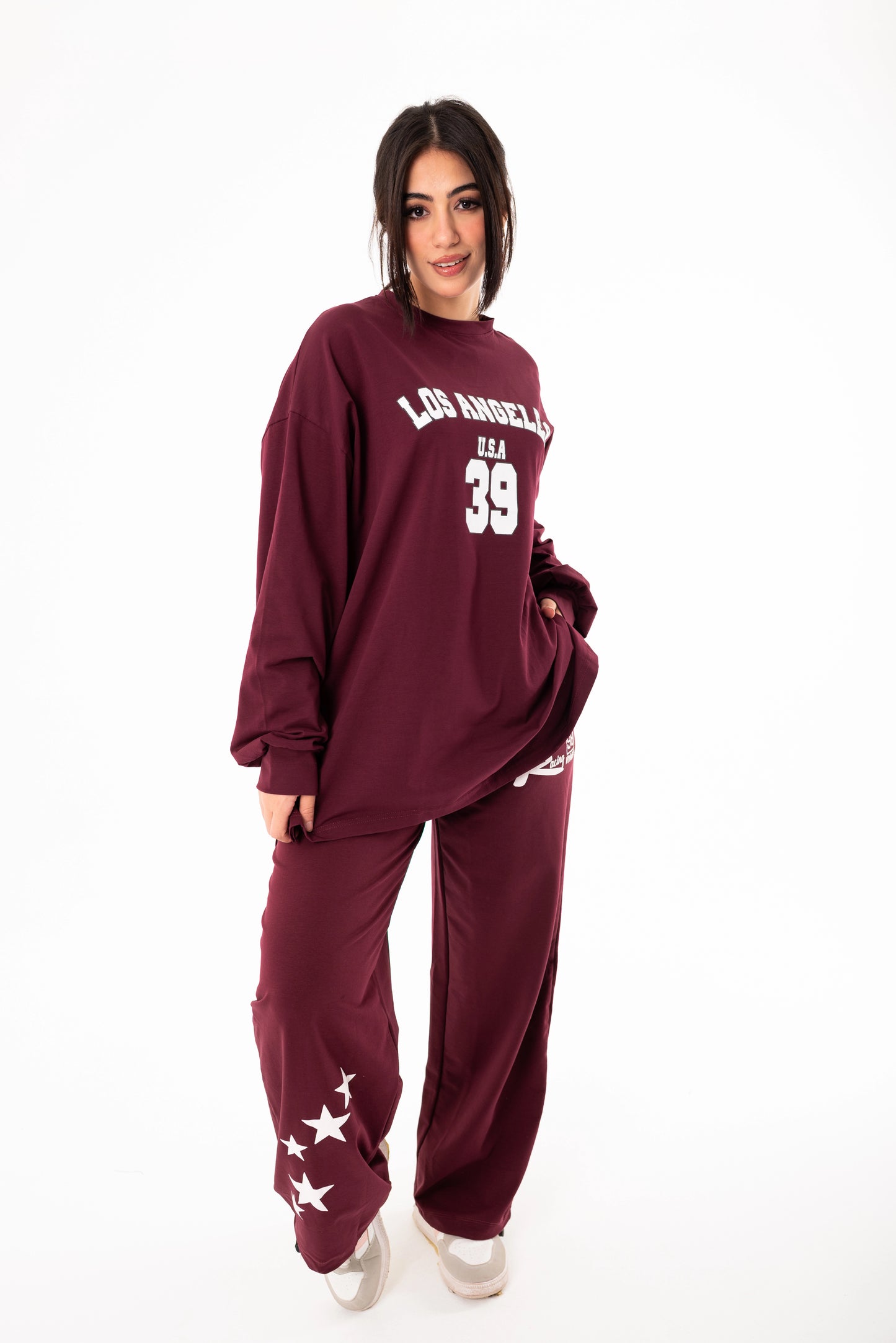 Breeze Women Tracksuit Set | Burgundy