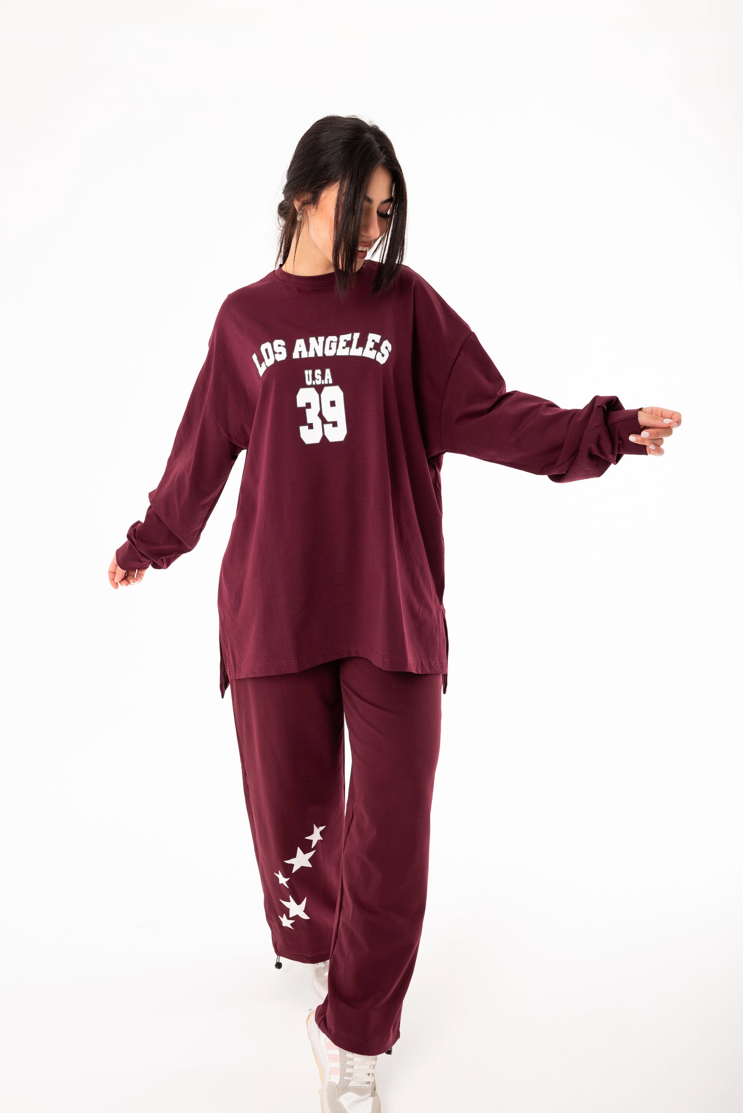 Breeze Women Tracksuit Set | Burgundy