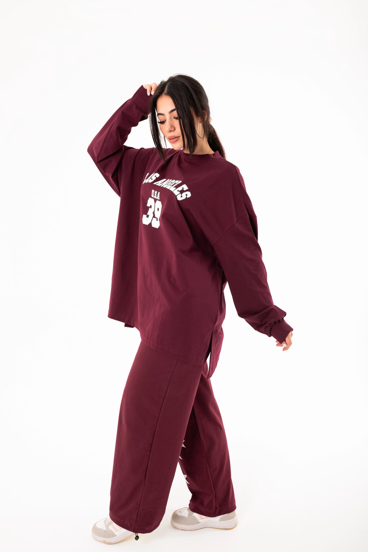 Breeze Women Tracksuit Set | Burgundy