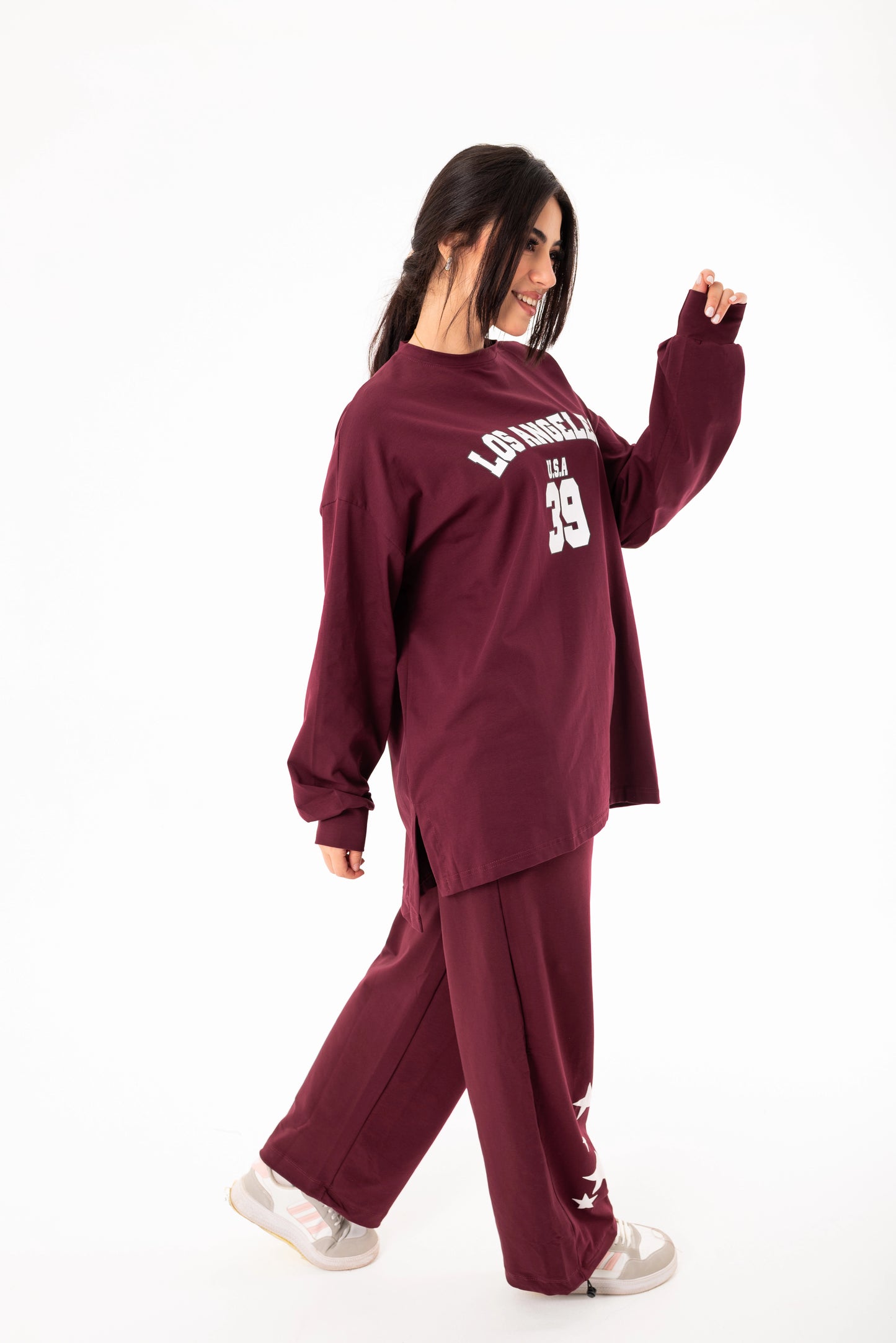 Breeze Women Tracksuit Set | Burgundy