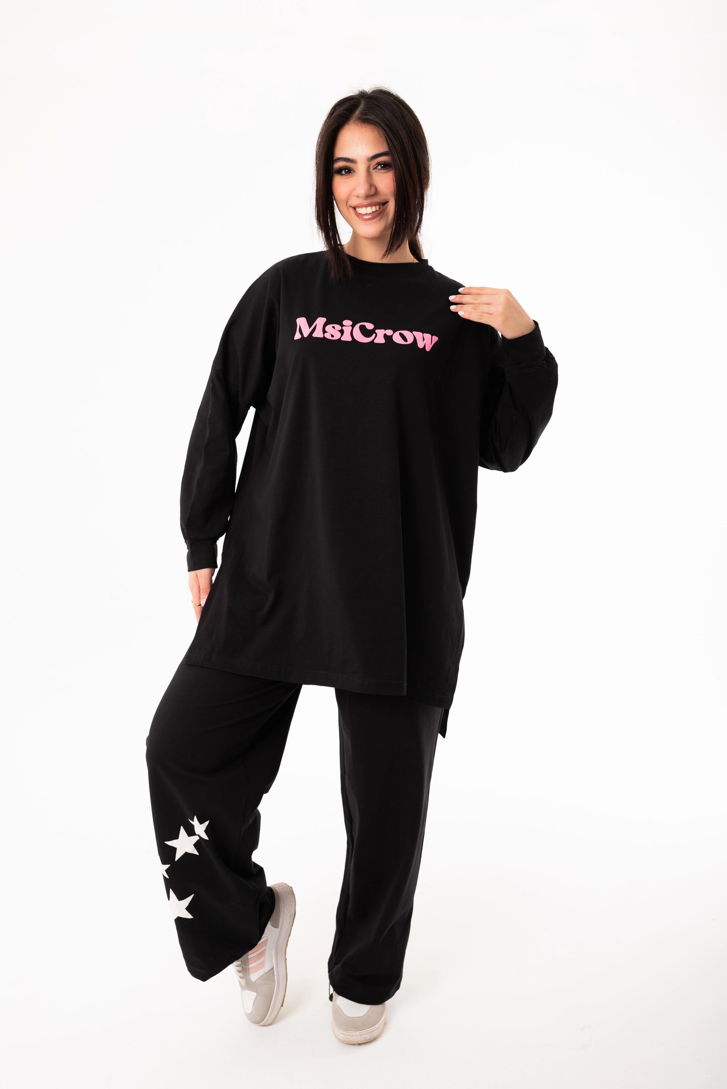 Elysia Women Tracksuit Set | Black