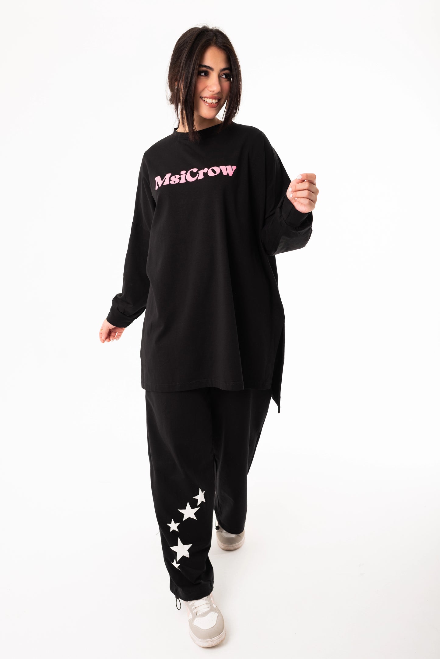 Elysia Women Tracksuit Set | Black