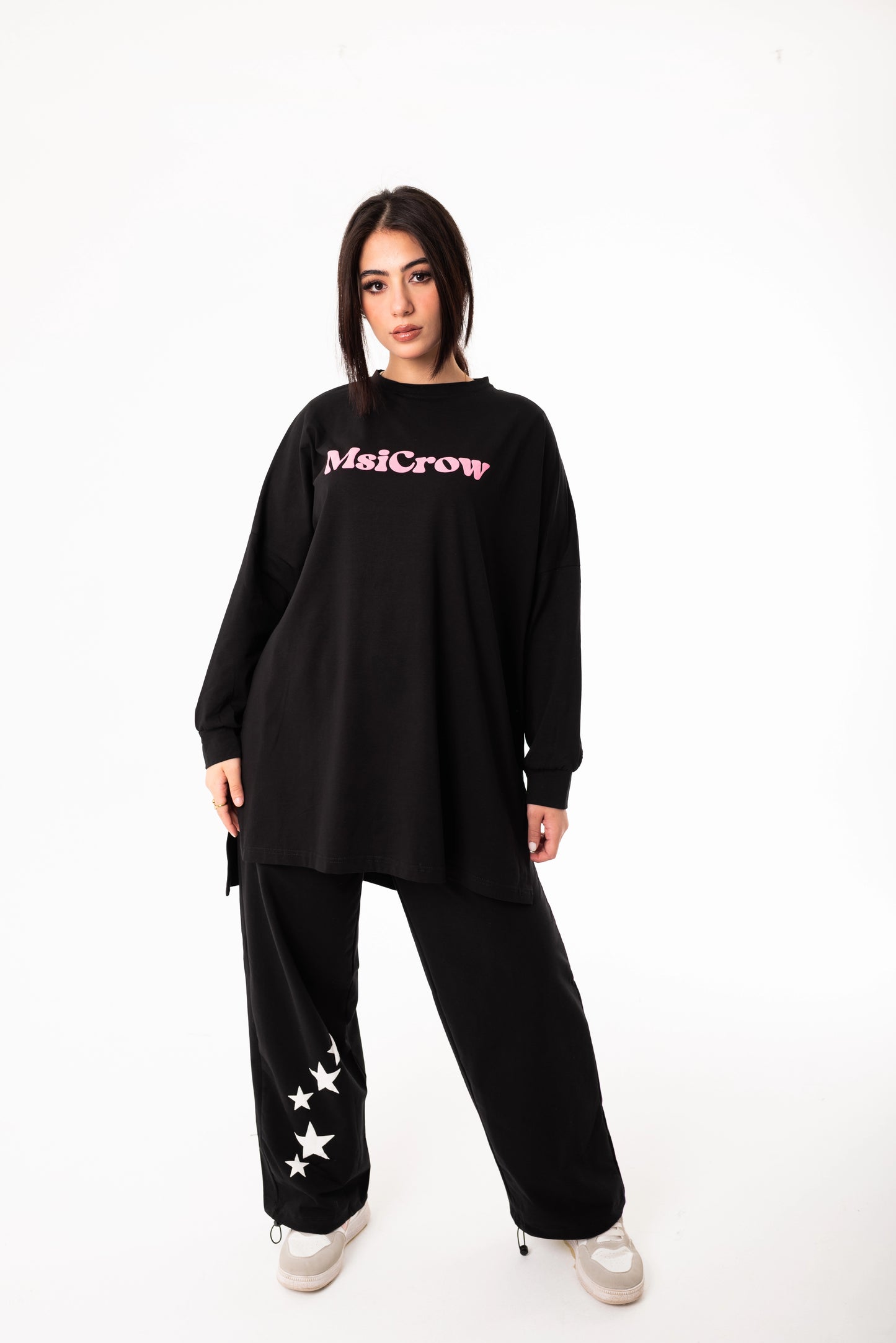 Elysia Women Tracksuit Set | Black