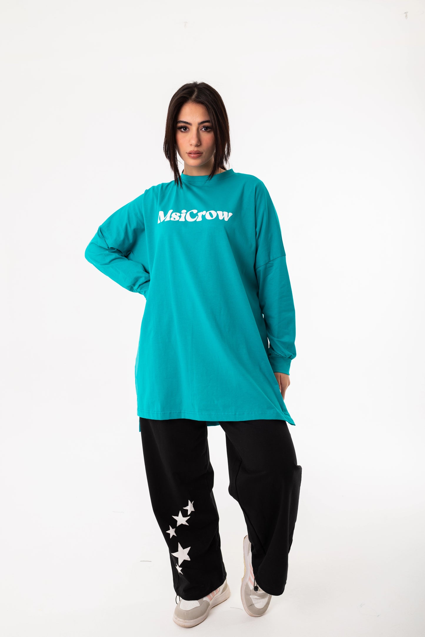 Elysia Women Tracksuit Set | turquoise * Black