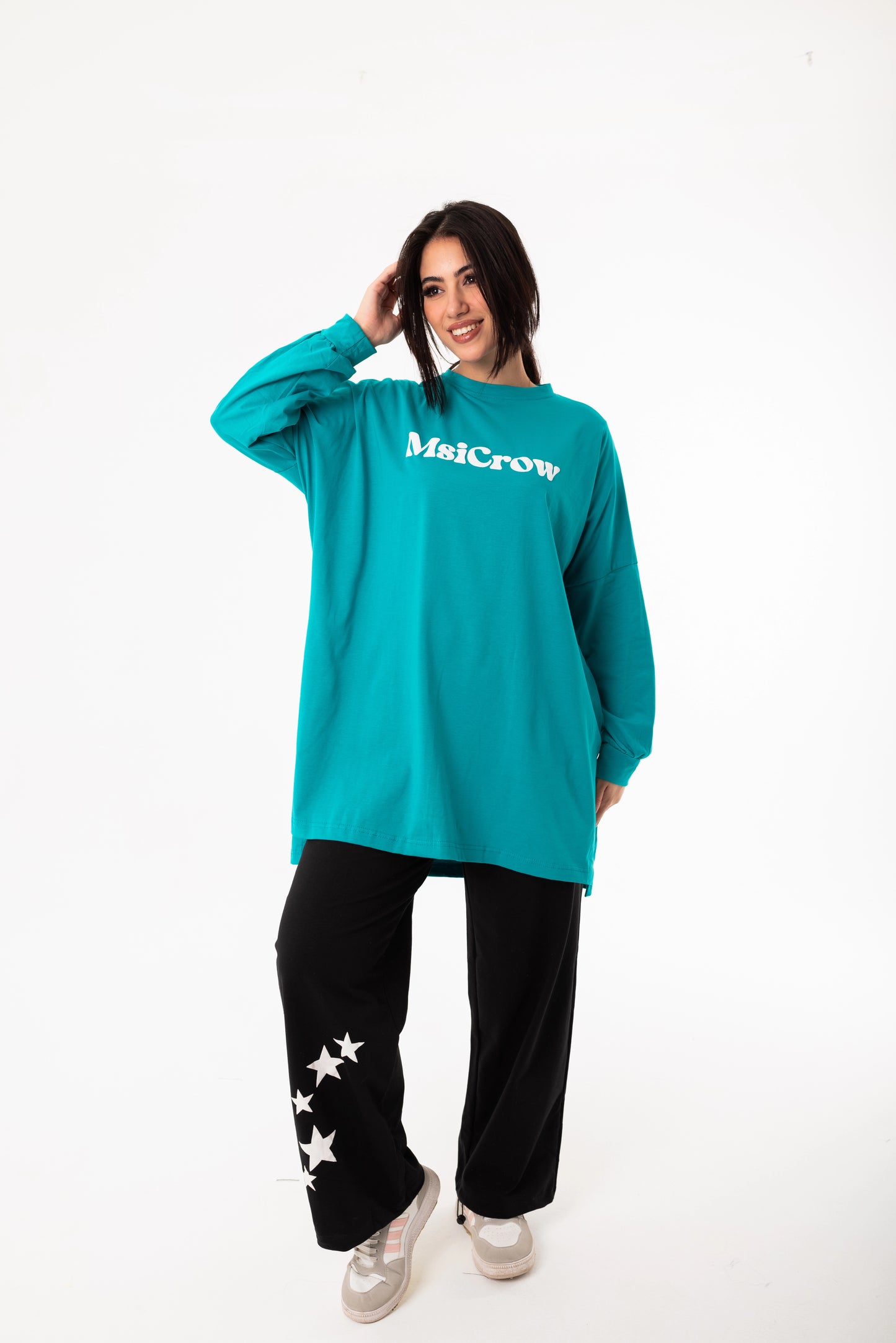 Elysia Women Tracksuit Set | turquoise * Black
