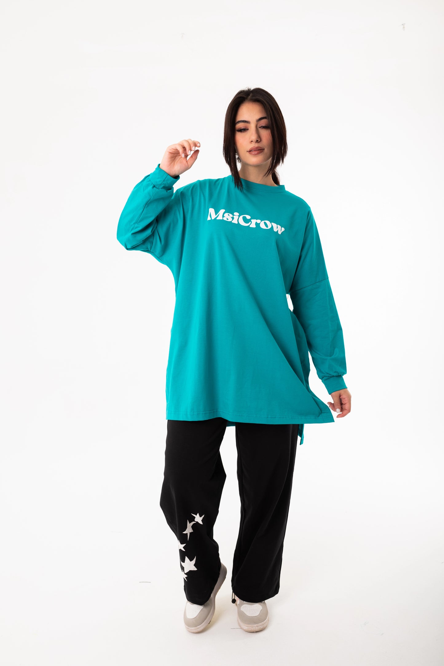 Elysia Women Tracksuit Set | turquoise * Black