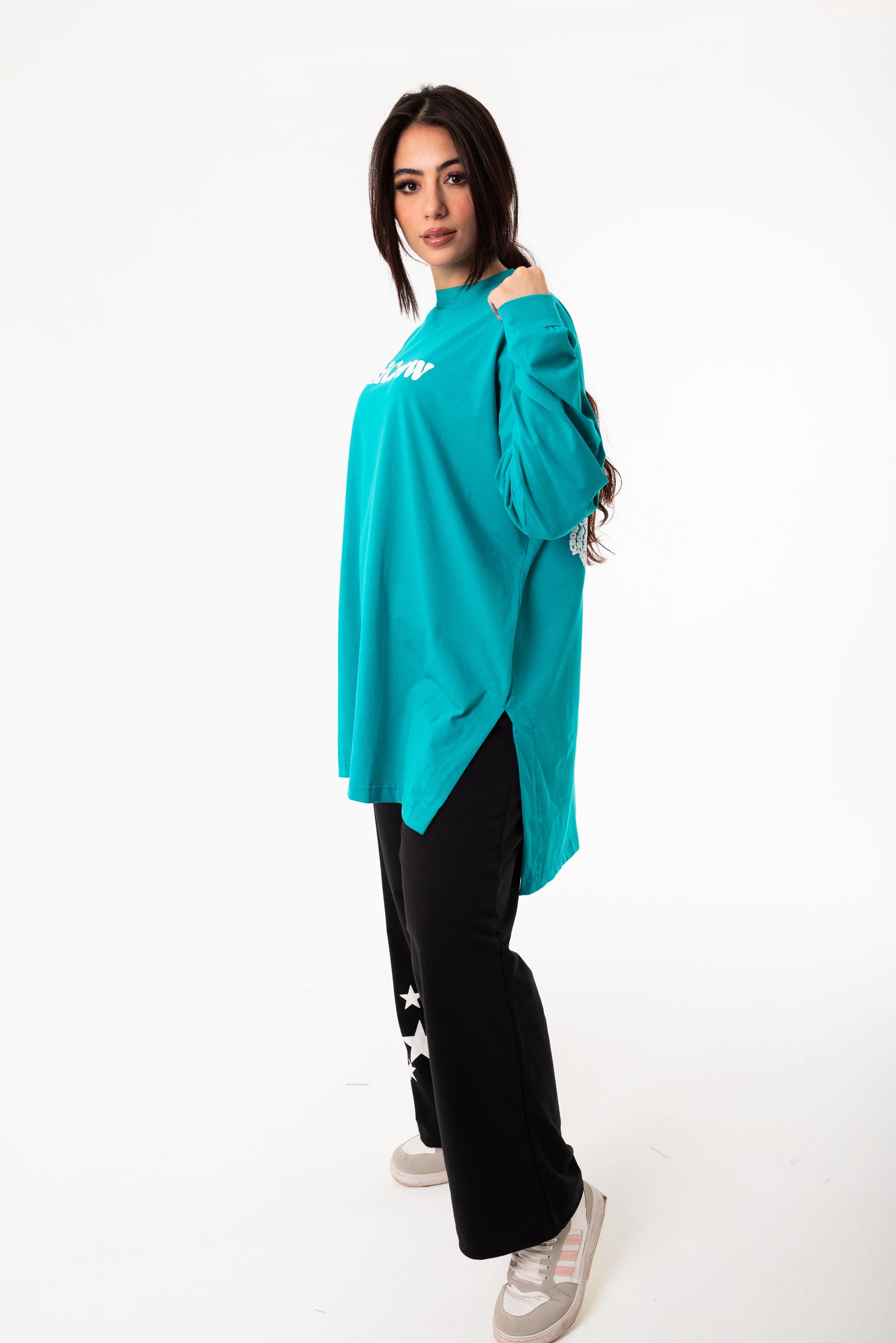 Elysia Women Tracksuit Set | turquoise * Black
