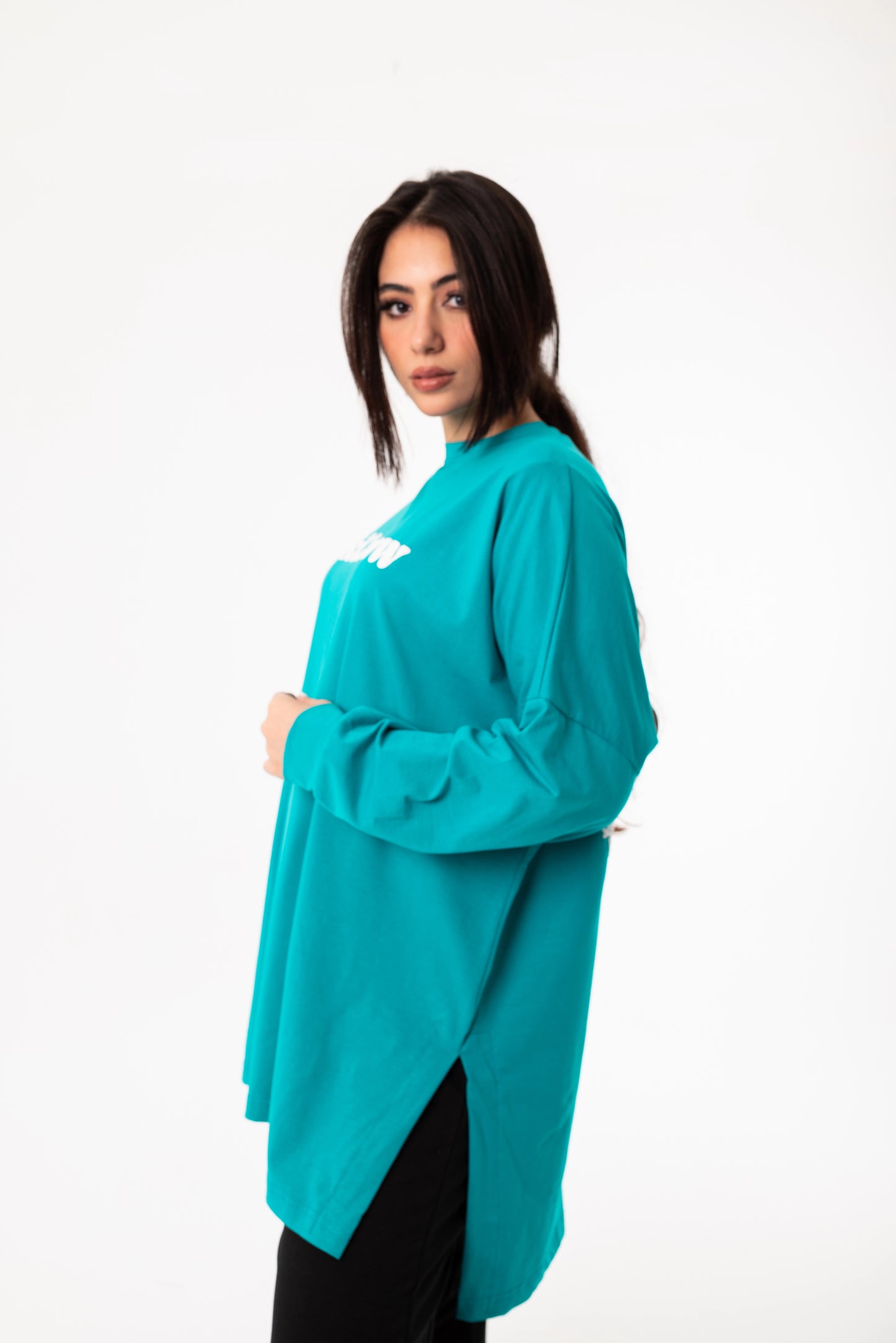Elysia Women Tracksuit Set | turquoise * Black