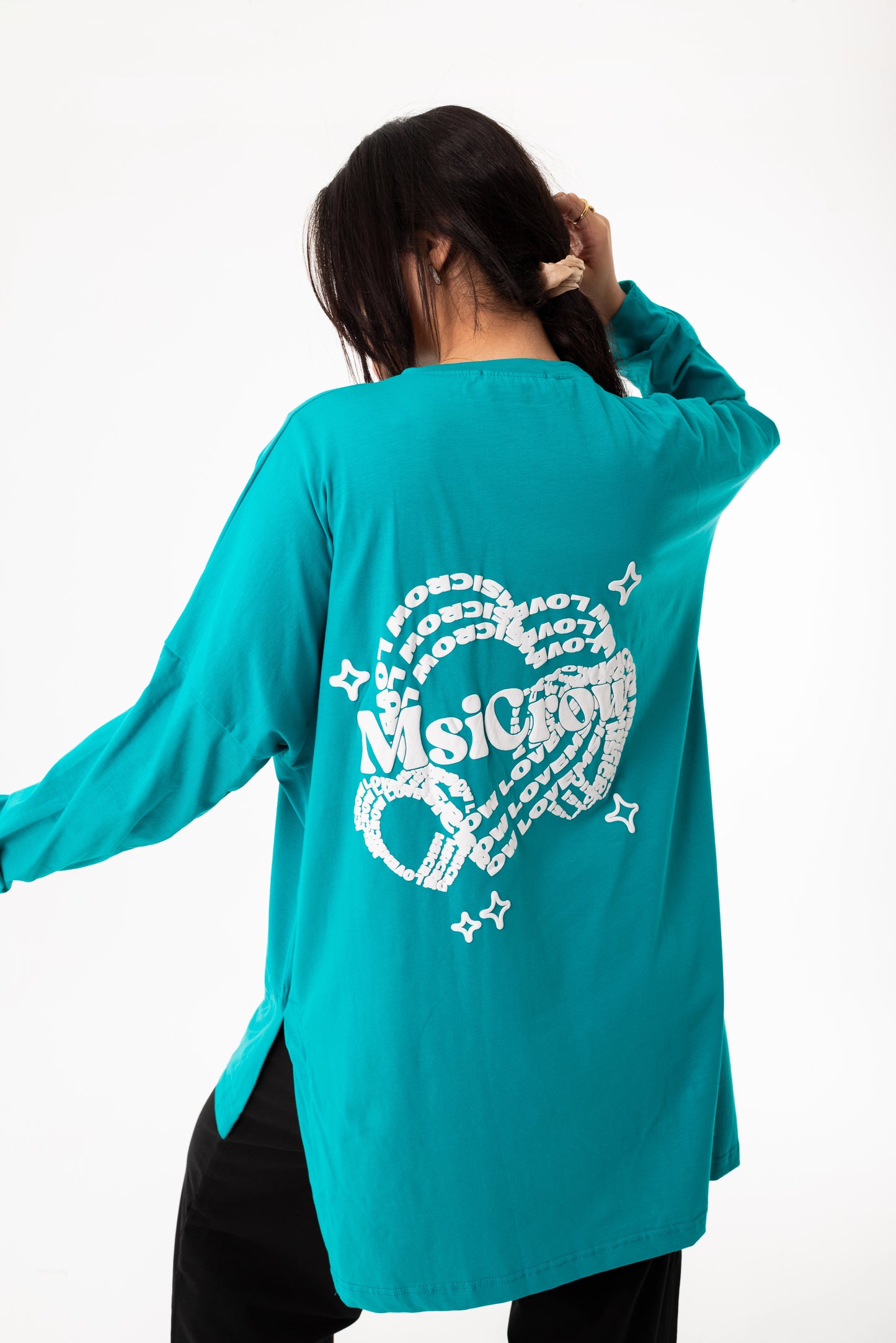 Elysia Women Tracksuit Set | turquoise * Black