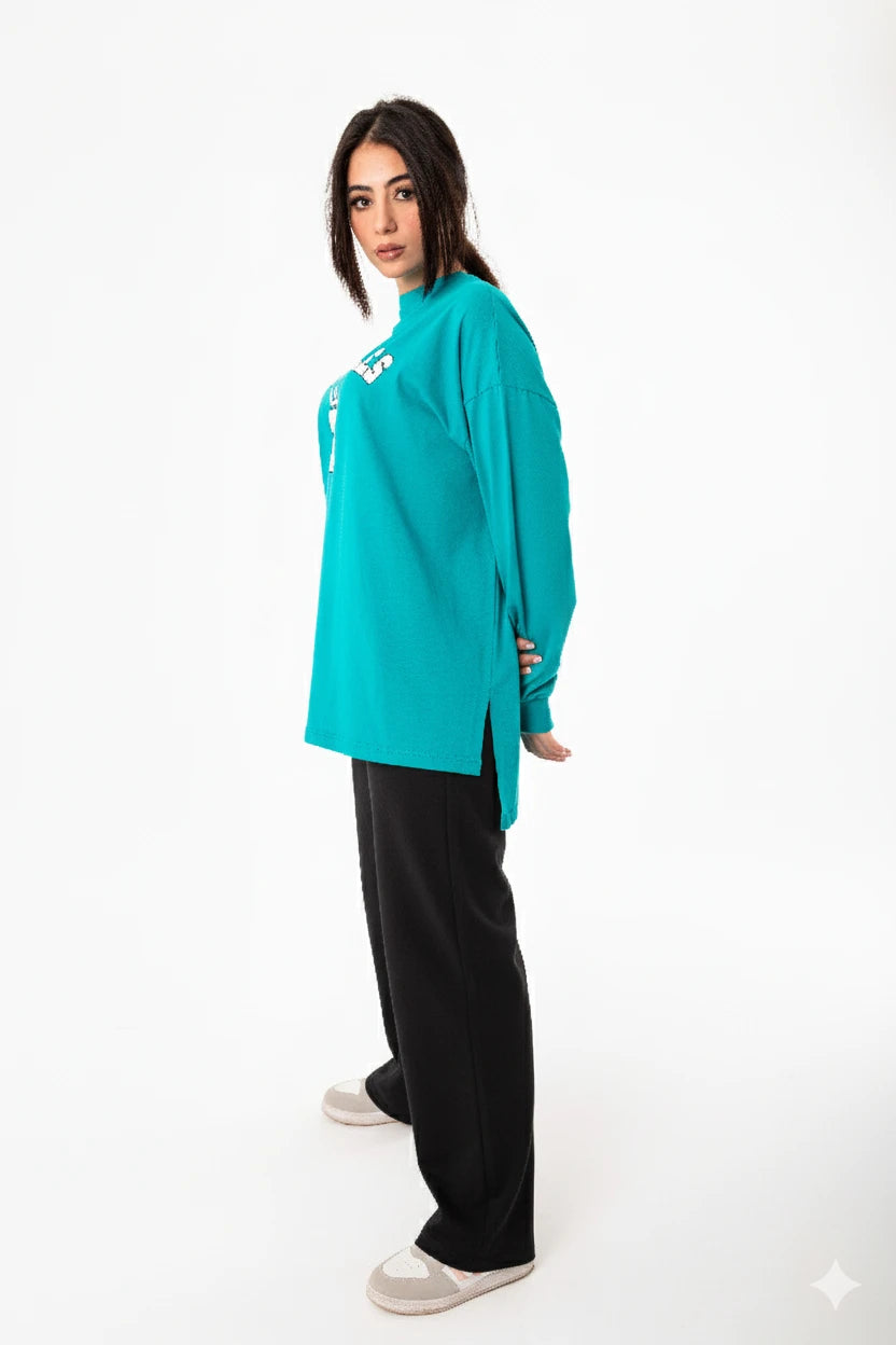 Breeze Women Tracksuit Set | turquoise * Black