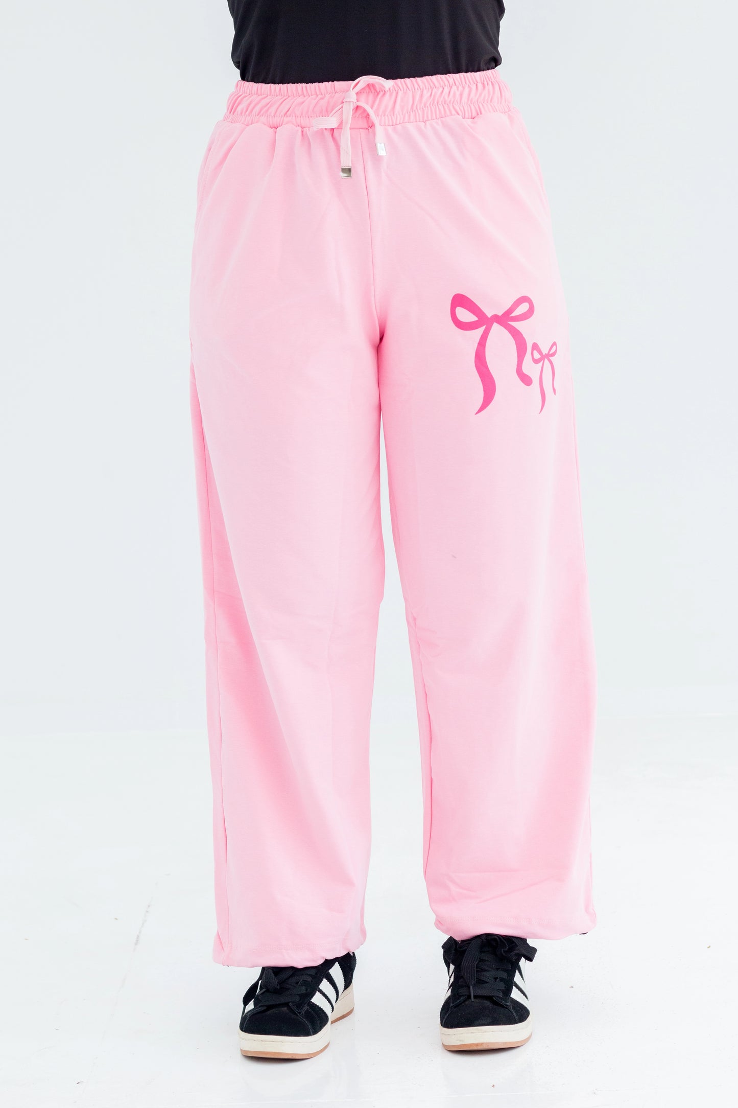 Velora One Size Wide Leg Sweatpants | Pink