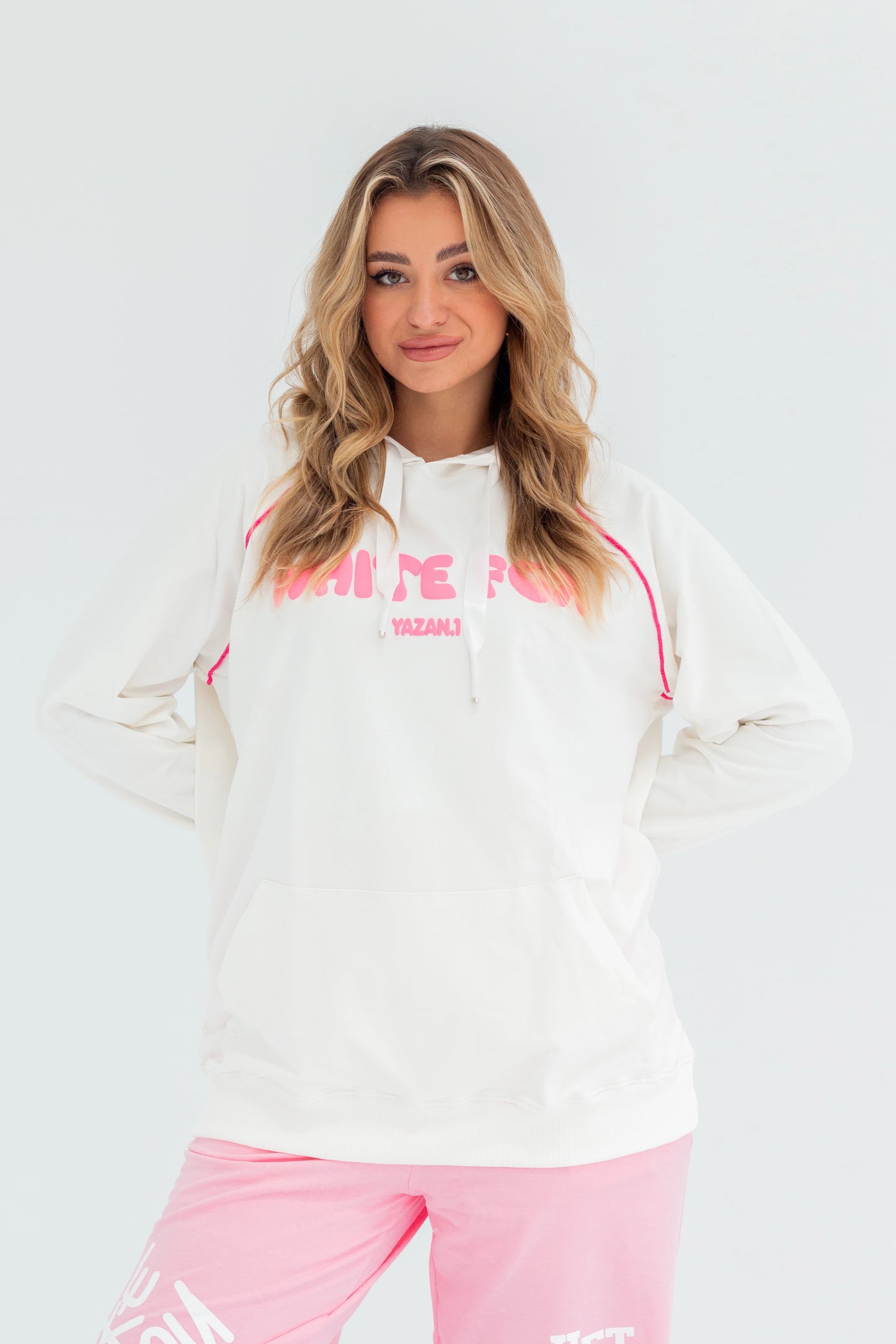 WhiteFox Over Size Women Sweatshirt | White