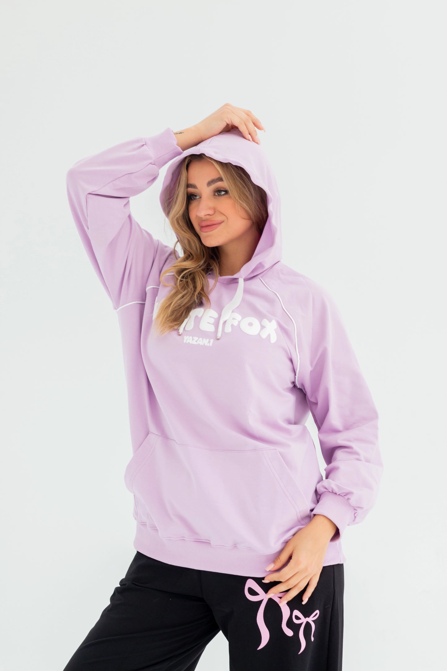 WhiteFox Over Size Women Sweatshirt | Purple