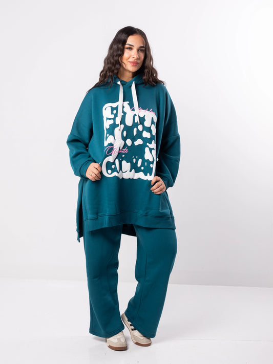 Puffy Milton Cotton One Size Set | Turquoise