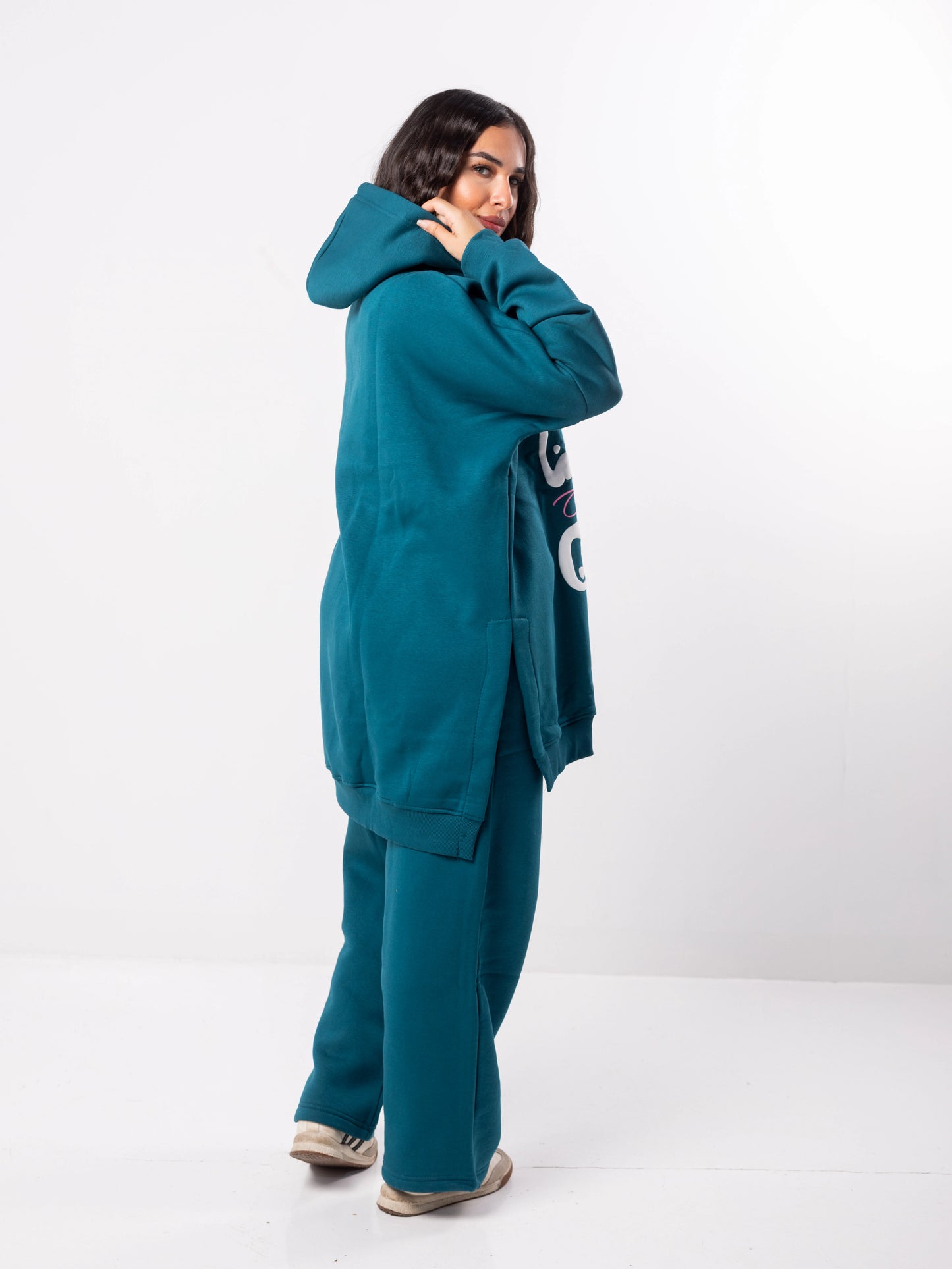 Puffy Milton Cotton One Size Set | Turquoise