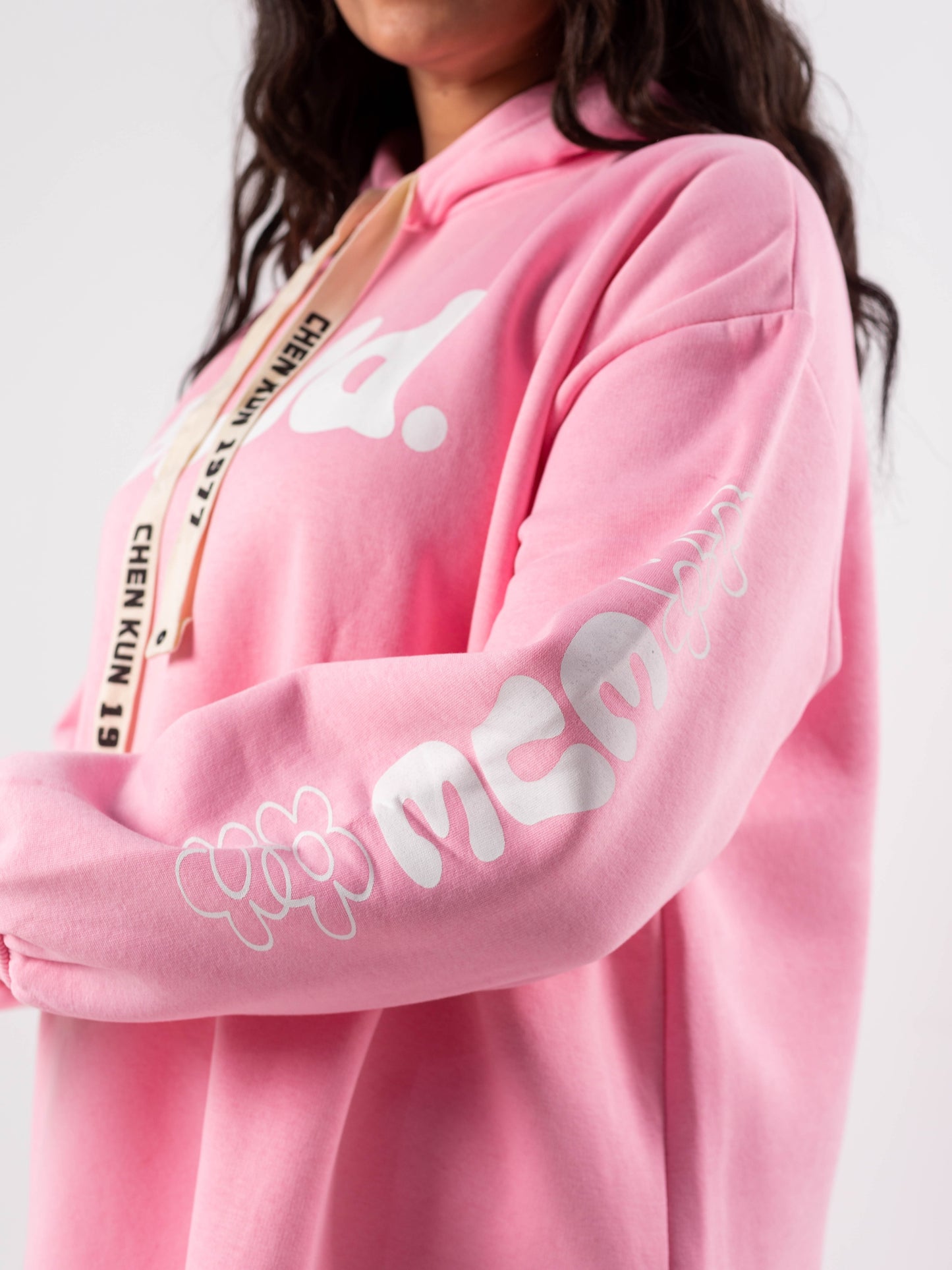 Blvd  Milton Cotton one Size hoodie | Pink