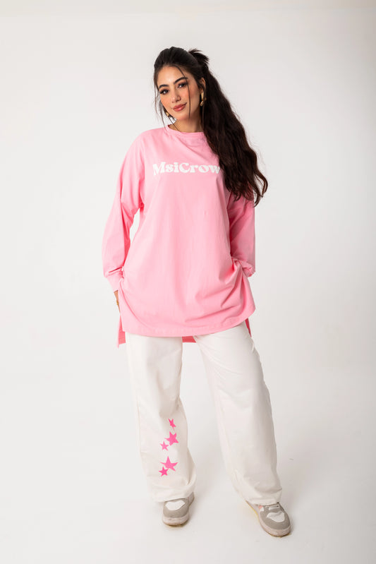 Elysia Women Tracksuit Set | Pink * white