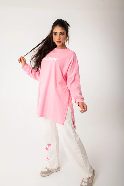 Elysia Women Tracksuit Set | Pink * white