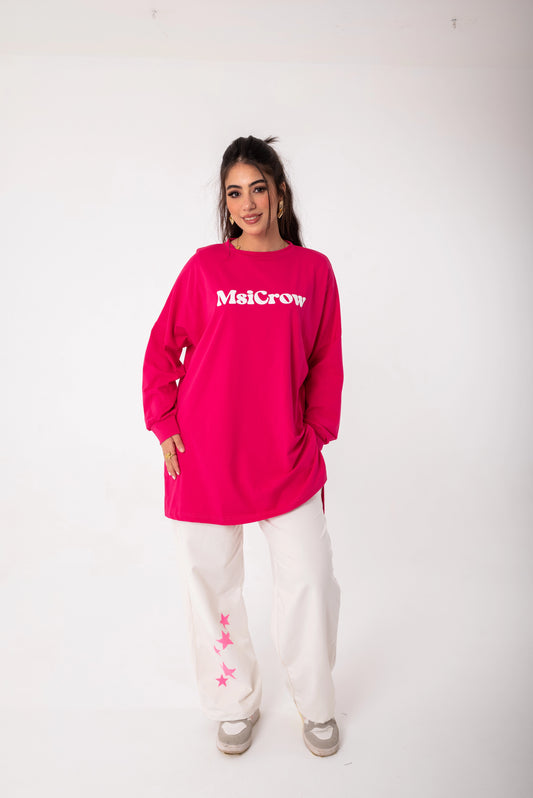 Elysia Women Tracksuit Set | Fuchsia * white