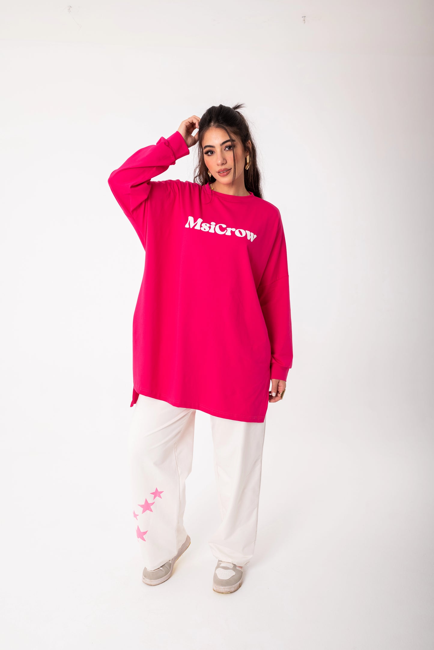 Elysia Women Tracksuit Set | Fuchsia * white