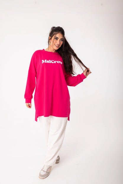 Elysia Women Tracksuit Set | Fuchsia * white