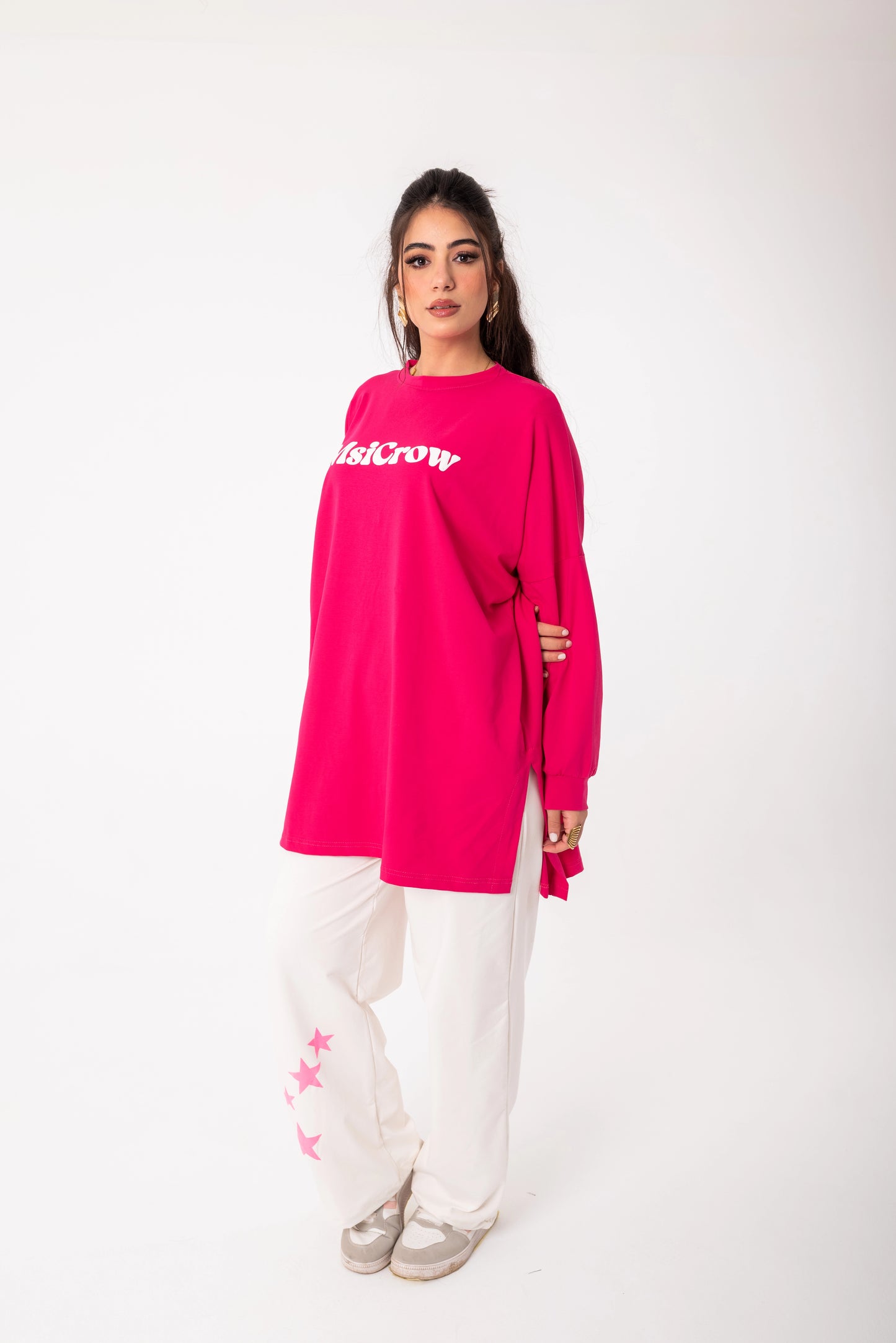 Elysia Women Tracksuit Set | Fuchsia * white