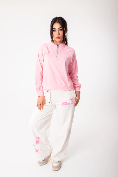 Viva Women Tracksuit Set | Pink * White