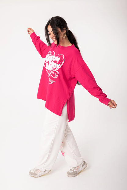 Panda Women Tracksuit Set | Fuchsia * white