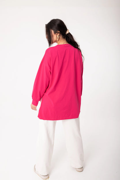 Panda Women Tracksuit Set | Fuchsia * white