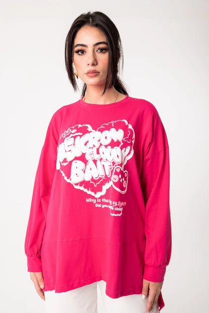 Panda Women Tracksuit Set | Fuchsia * white