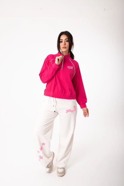 Viva Women Tracksuit Set | Fuchsia * White