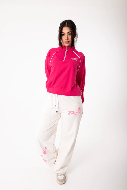 Viva Women Tracksuit Set | Fuchsia * White
