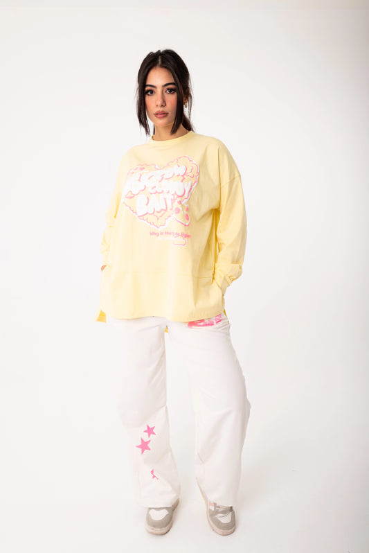 Panda Women Tracksuit Set | Yellow * White
