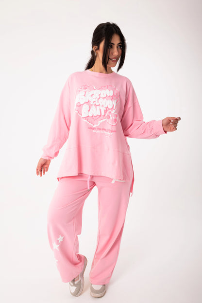 Panda Women Tracksuit Set | Pink