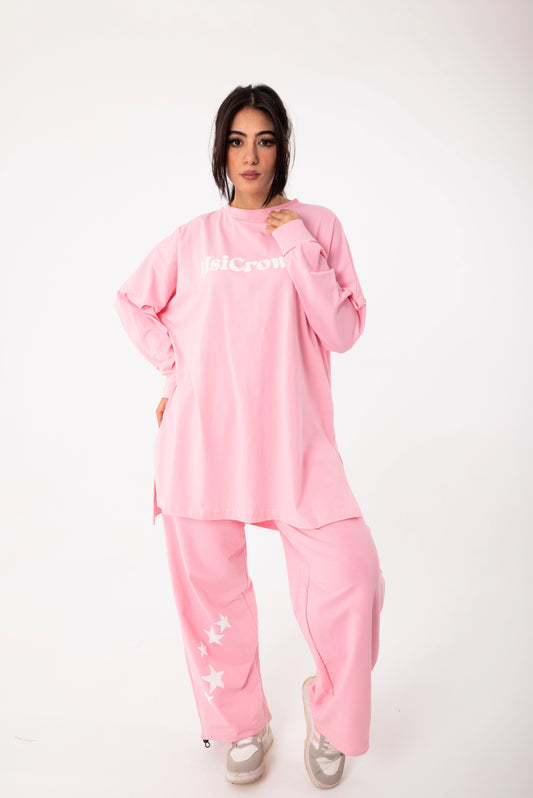 Elysia Women Tracksuit Set | Pink