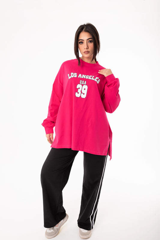 Breeze Women Tracksuit Set | Fuchsia * Black